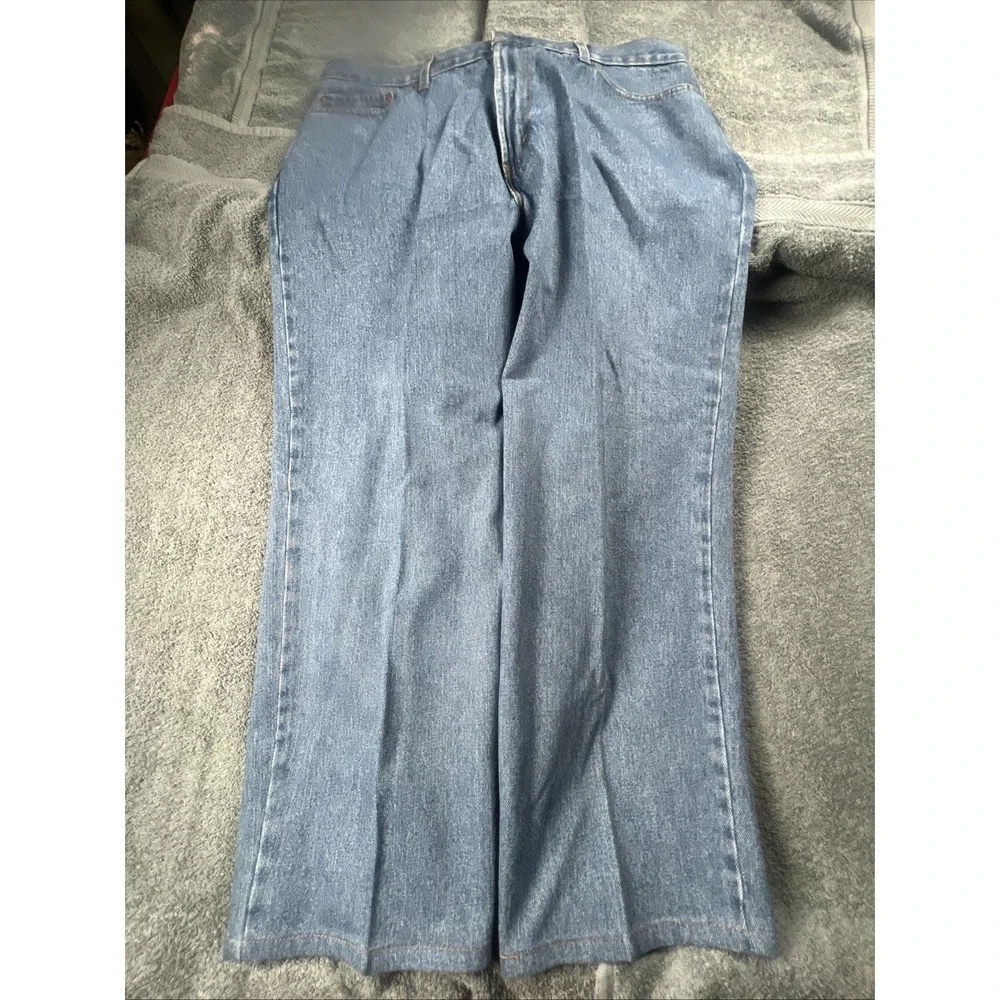 Levis Jeans Mens 40x30 Blue 550‎ Relaxed Straight Fit Denim 100% Cotton